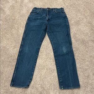Wrangler Men's Straight Leg Blue Jeans